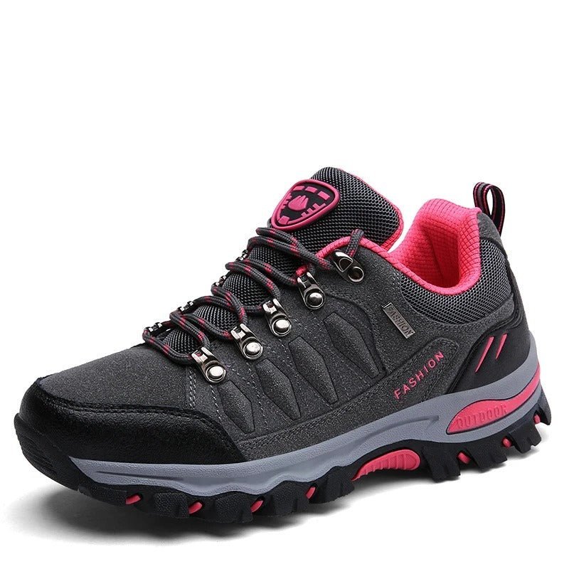 Calzado outdoor mujer ORNISHOP con tecnología GORE-TEX y amortiguación para largas caminatas