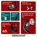 Comparativa de tamaño de los auriculares traductores con estuche compacto