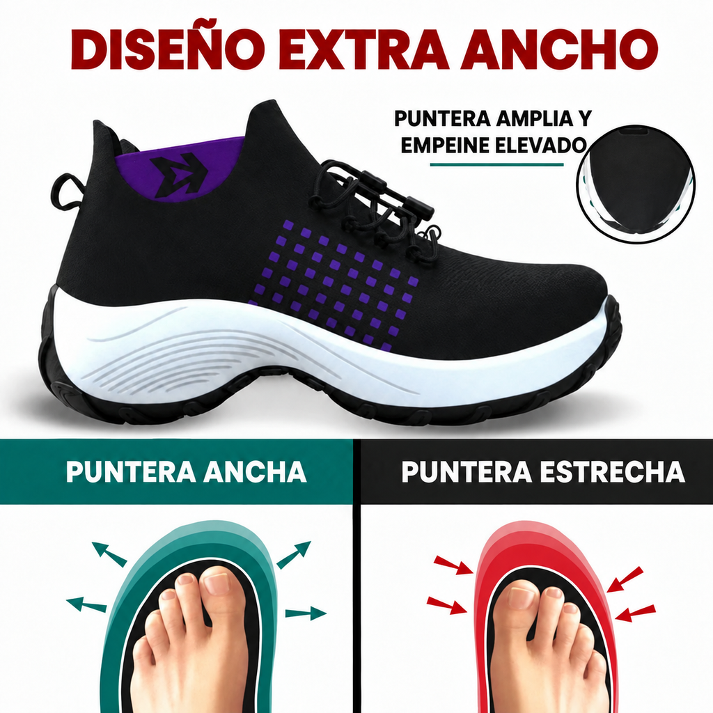 Calzado Ortopédico Confort | Zapatillas Biomecánicas para Alivio del Dolor