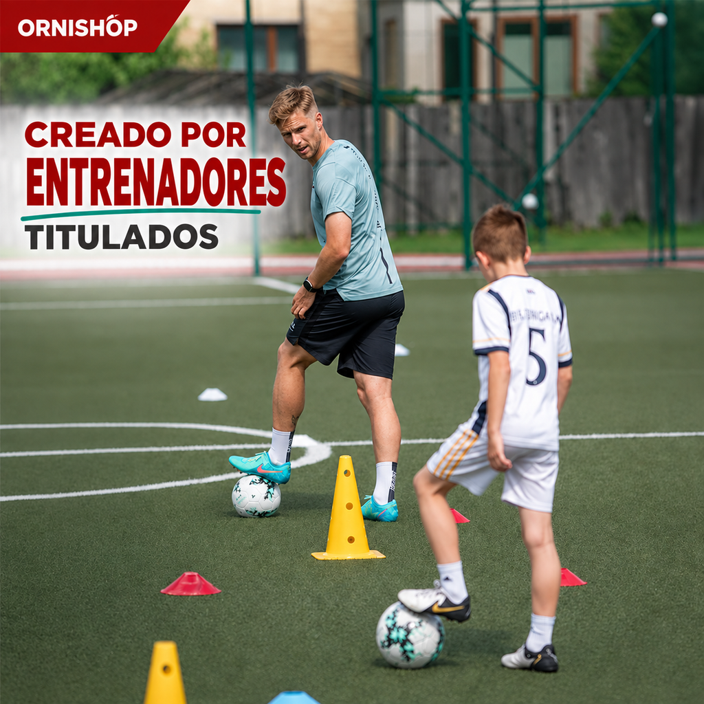 Esterilla de Entrenamiento Fútbol Pro + Vídeos de Ejercicios