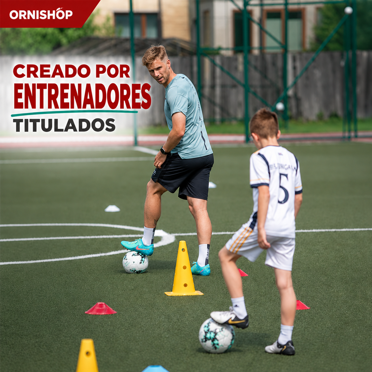 Esterilla de Entrenamiento Fútbol Pro + Vídeos de Ejercicios
