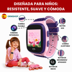 Smartwatch GPS para niños con cable de carga USB-C y accesorios incluidos