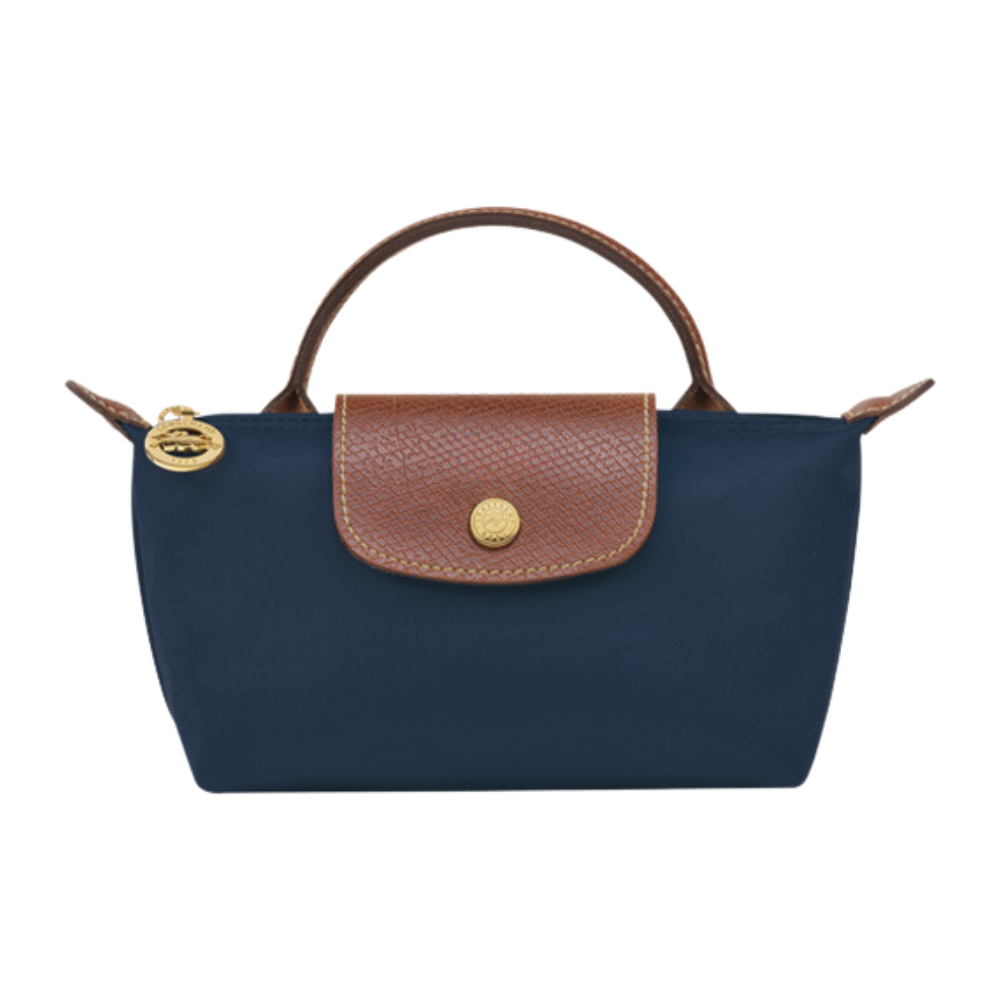 Bolso Mini Élan Longchamp en tono azul marino, perfecto para combinar con cualquier look.