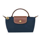 Bolso Mini Élan Longchamp en tono azul marino, perfecto para combinar con cualquier look.