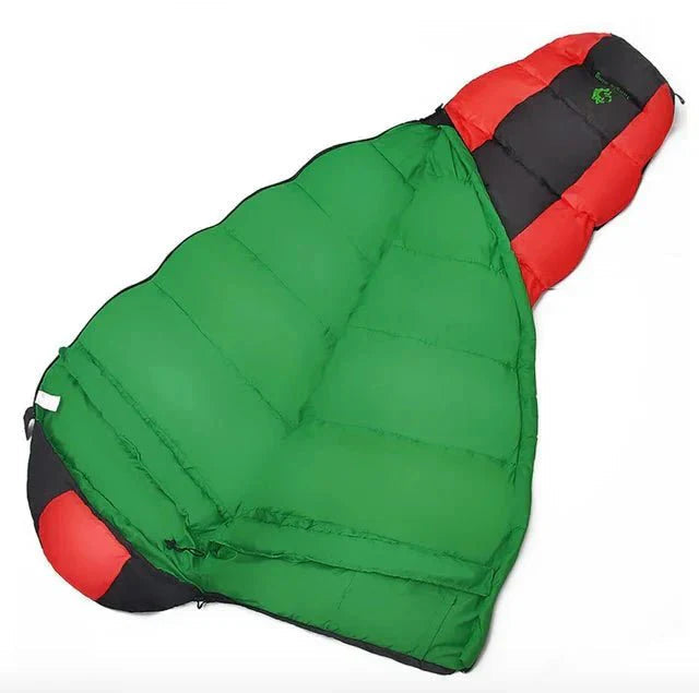 Saco de dormir para camping de invierno con forro interior suave de poliéster pongee