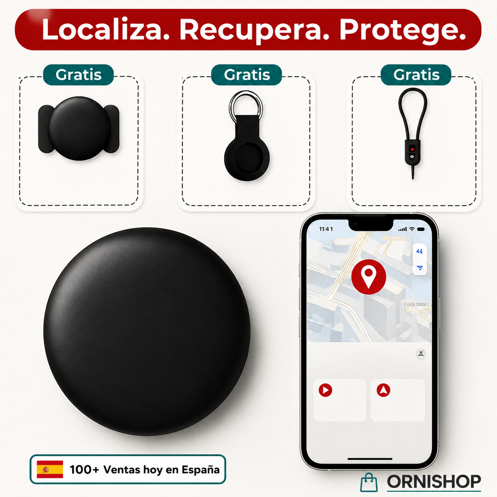 Usuario verificando localización en tiempo real de su bicicleta mediante app Find My en smartphone