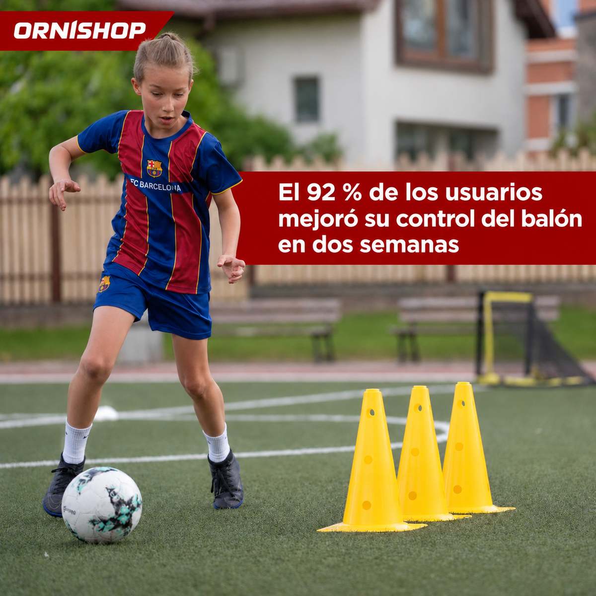 Esterilla de Entrenamiento Fútbol Pro + Vídeos de Ejercicios