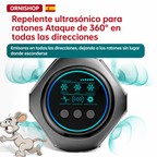 Ahuyentador ultrasónico antiañas en dormitorio proporcionando protección nocturna