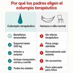 Hamaca sensorial interior para niños con autismo – Columpio terapéutico calmante