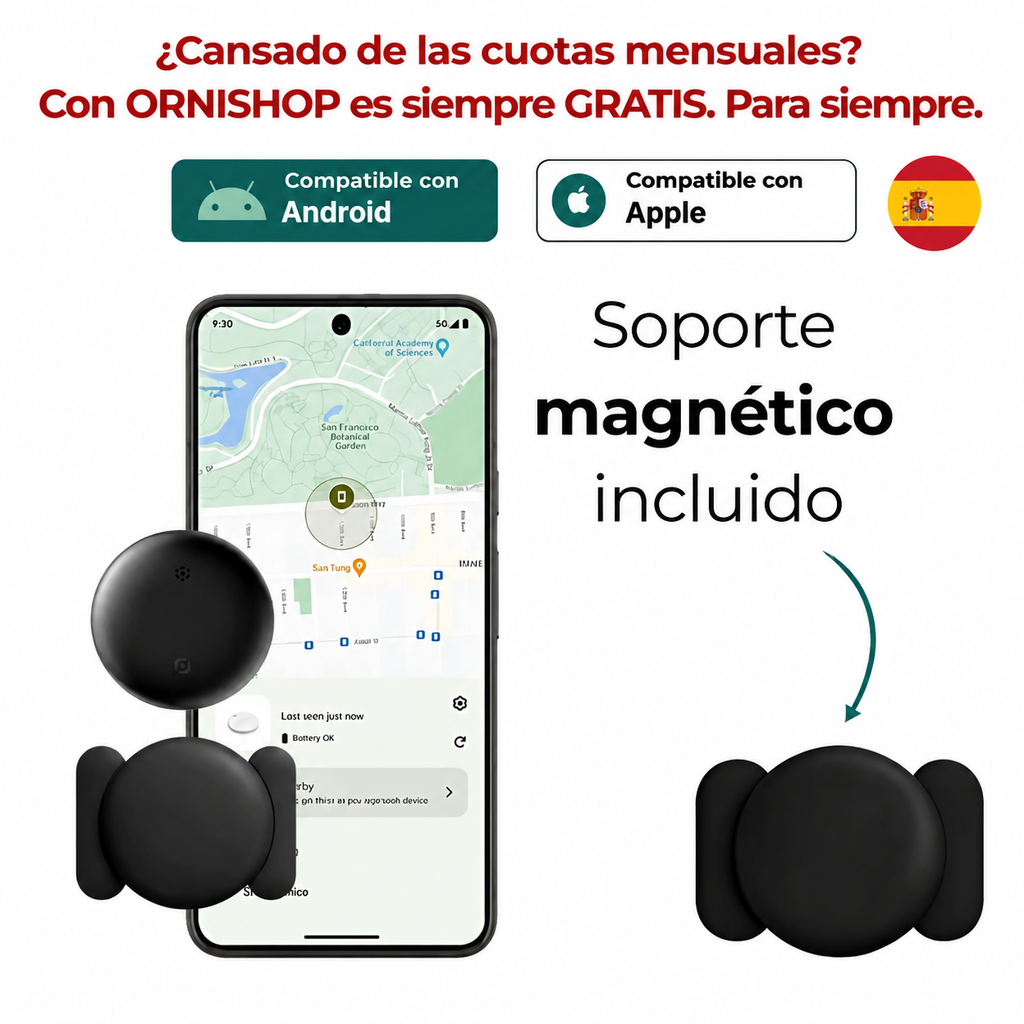 Rastreador GPS Infantil Sin Cuotas – Compatible Android & iPhone