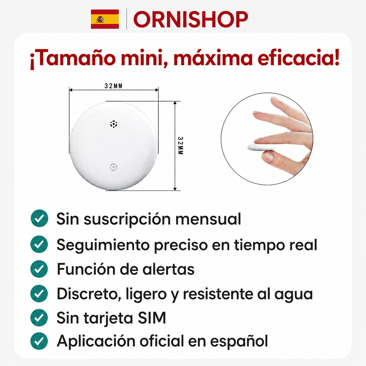 Rastreador GPS Moto sin Cuotas Mensuales – Apple Find My & Android – Antirrobo Avanzado