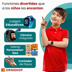 Pantalla del reloj inteligente infantil mostrando funciones de videollamada