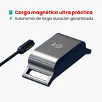 Pack completo del localizador GPS para mascotas incluyendo collar, cable de carga y manual de usuario