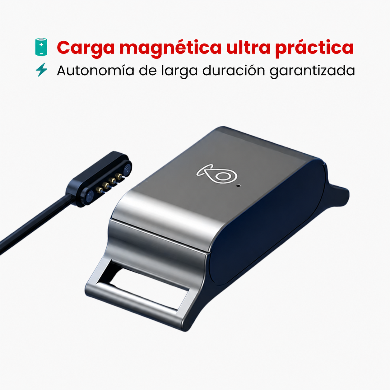 Pack completo del localizador GPS para mascotas incluyendo collar, cable de carga y manual de usuario