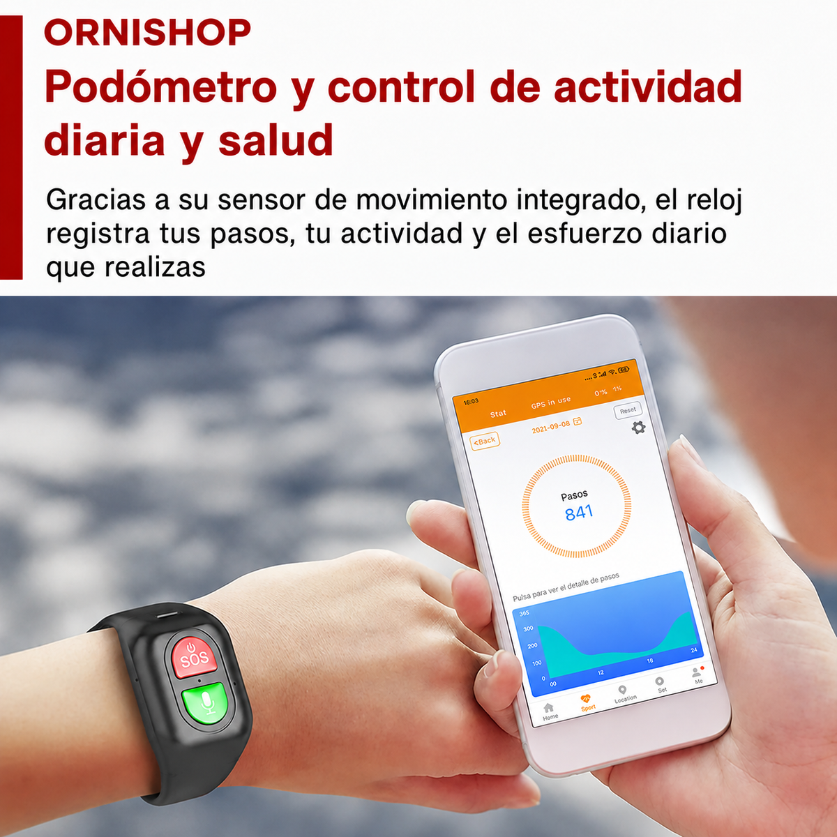 Smartwatch 4G con GPS y Botón de Emergencia – Seguridad y Monitorización para Personas Mayores