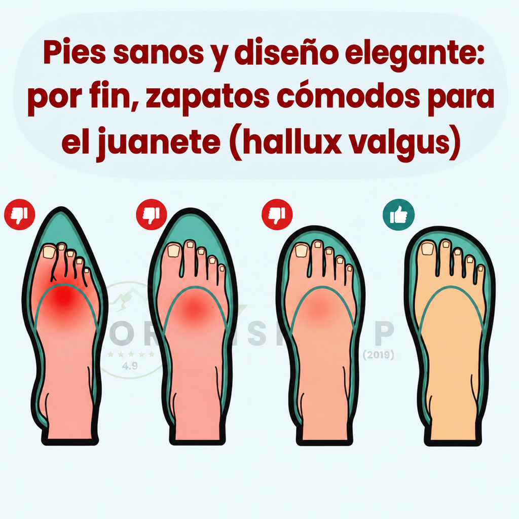 OrthoPro | Zapatillas Ortopédicas Anatómicas Sin Cordones