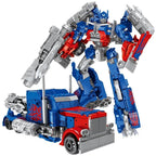 Comparativa de tamaño de las figuras transformables Optimus y Bumblebee