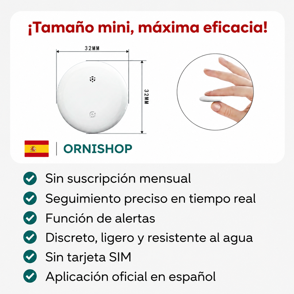 Rastreador GPS Bicicleta Sin Cuotas – Apple y Android Find My – Antirrobo Inteligente