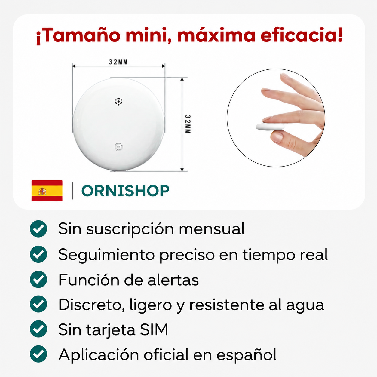 Rastreador GPS Bicicleta Sin Cuotas – Apple y Android Find My – Antirrobo Inteligente