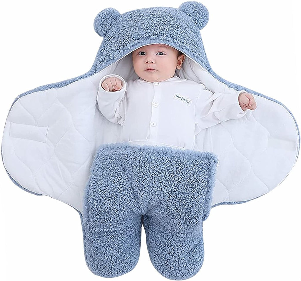 Detalle de las orejas de osito del saco de dormir ORNISHOP