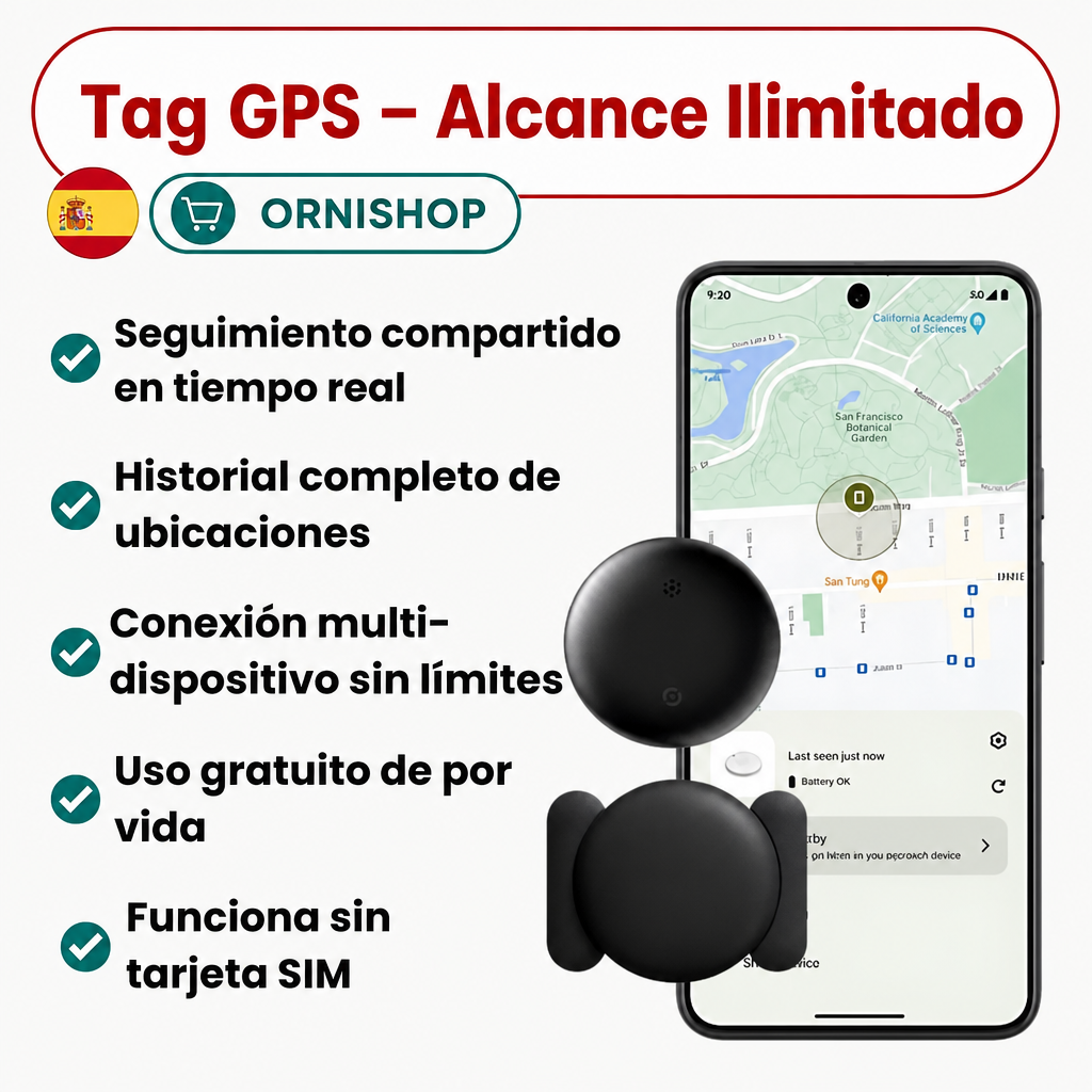 Rastreador GPS Moto sin Cuotas Mensuales – Apple Find My & Android – Antirrobo Avanzado