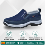 Zapatillas OrthoPro en color negro, ideal para uso diario y trabajo