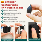 Rastreador GPS ligero para mascotas con montaje rápido en cualquier collar