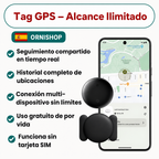 Rastreador GPS para mascotas en diferentes colores: blanco, negro, azul y rosa