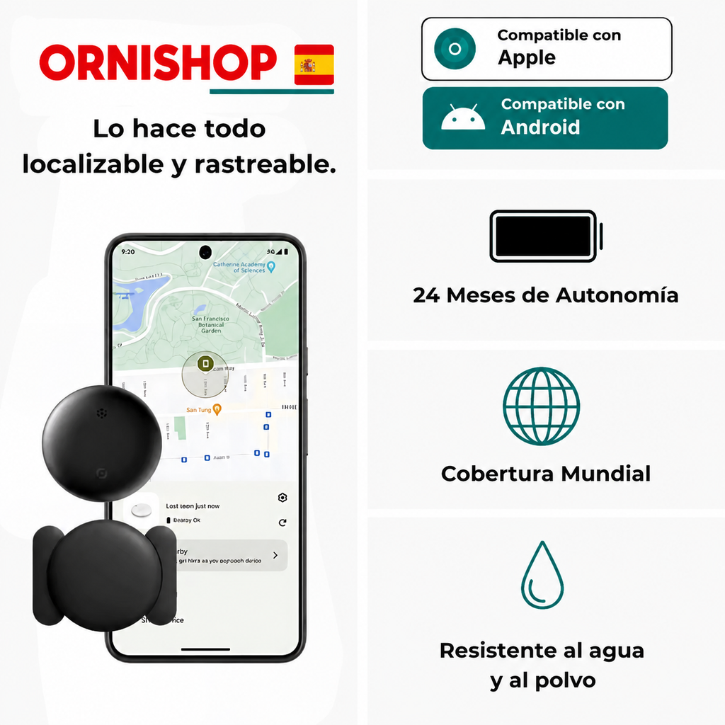 Rastreador GPS Infantil Sin Cuotas – Compatible Android & iPhone