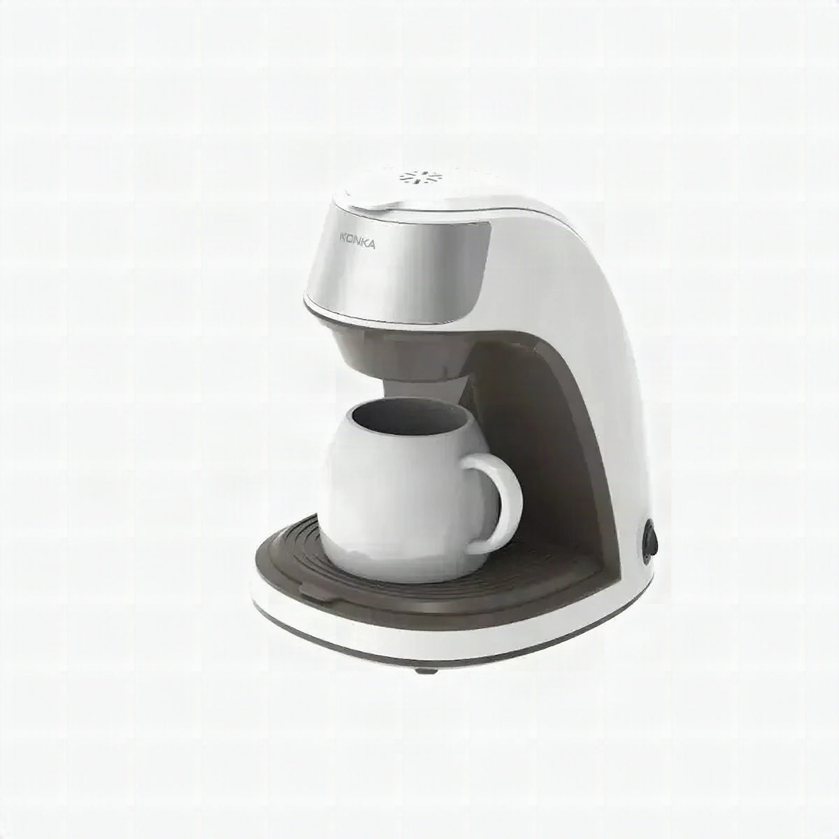 Cafetera KONKA 2 en 1 para té y café en polvo, calentamiento rápido, 300 ml