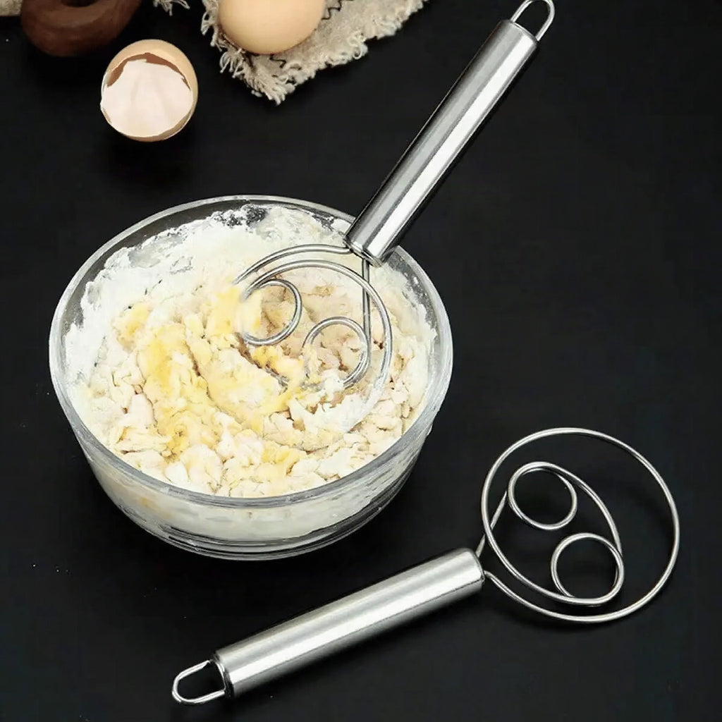 Mezclador de masa de acero inoxidable apto para alimentos – Simple y eficaz
