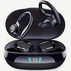 Auriculares inalámbricos deportivos SP16 con gancho de oreja, resistentes al agua y sonido HiFi estéreo