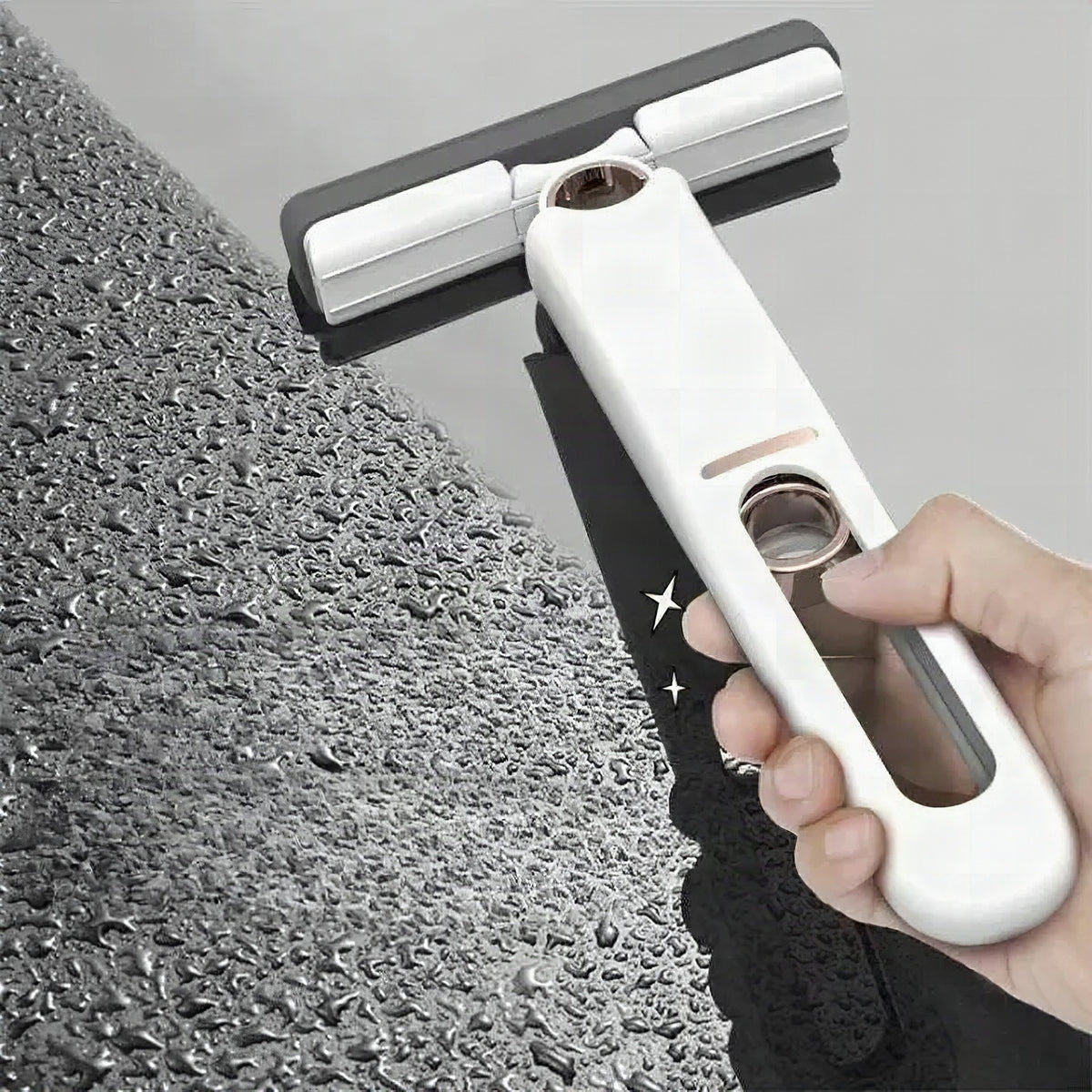Fregona mini plegable con escurridor automático