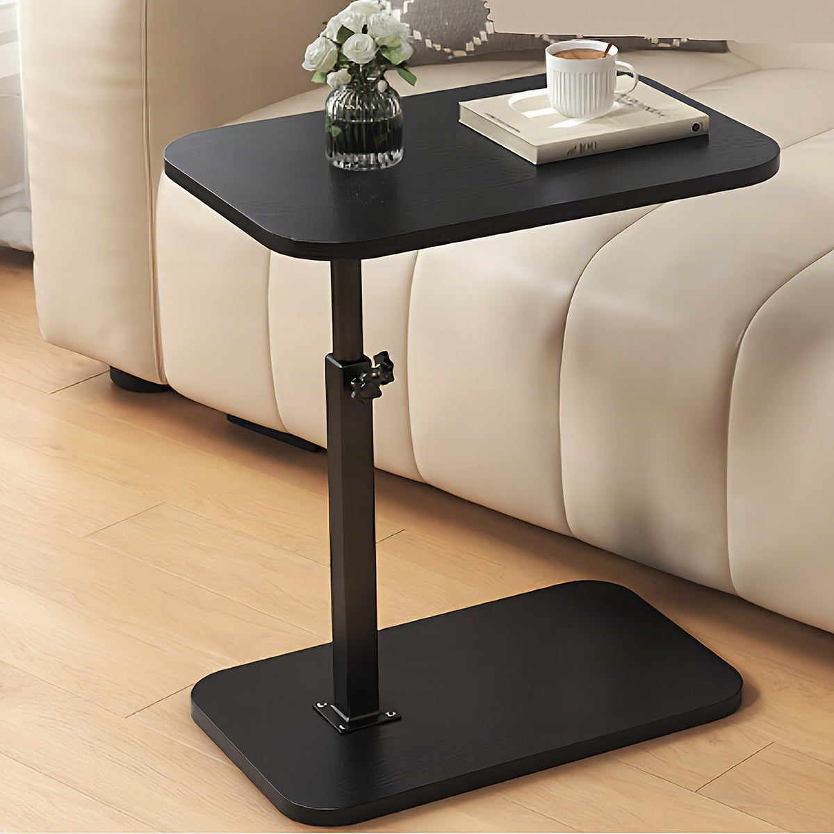 Mesa auxiliar regulable para cama o sofá, diseño moderno