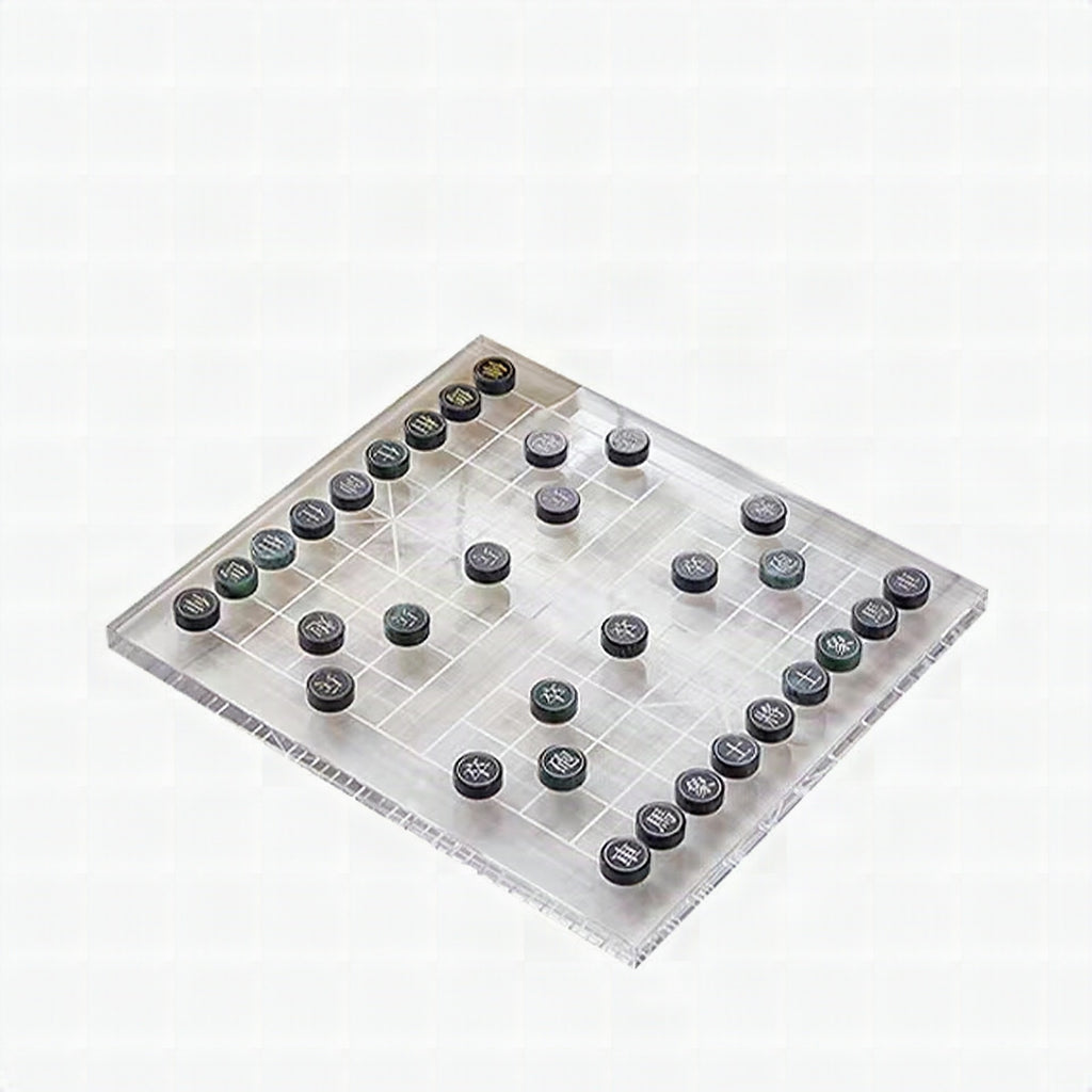 Tablero de ajedrez decorativo de acrílico