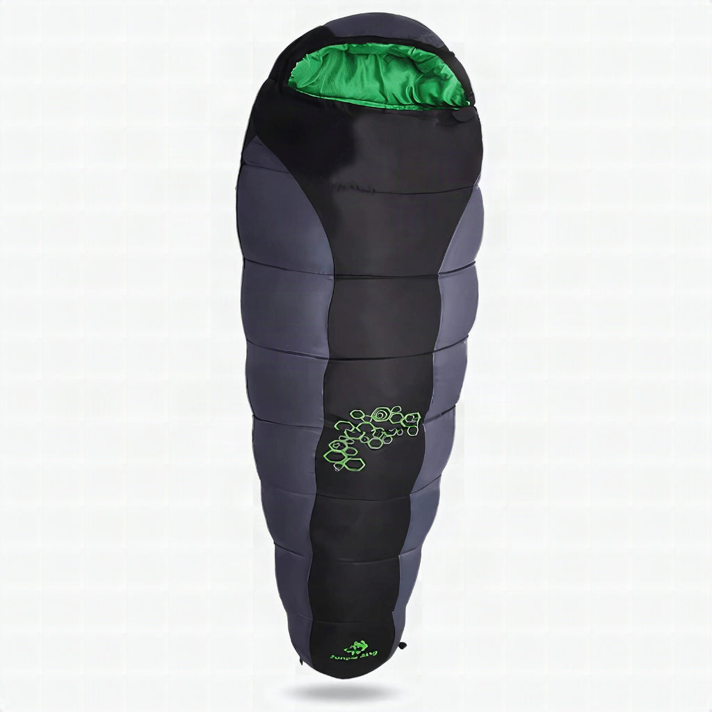 Saco de dormir tipo momia para frío extremo hasta -15°C con capucha térmica integrada
