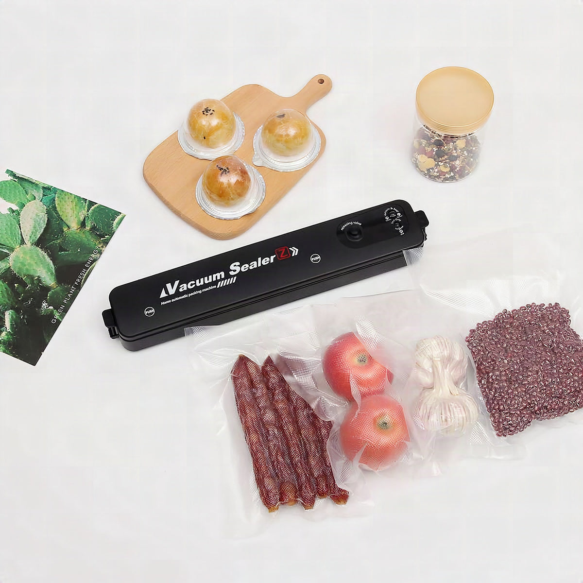 Selladora al vacío automática para alimentos