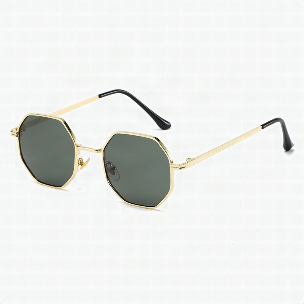 Gafas de diseño octogonal elegante
