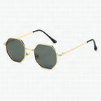 Gafas de diseño octogonal elegante