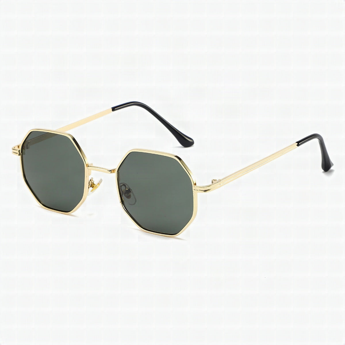 Gafas de diseño octogonal elegante