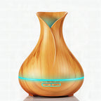 Difusor de aceites esenciales con efecto madera (400 ml)