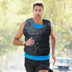 Chaleco lastrado ajustable para caminar y correr