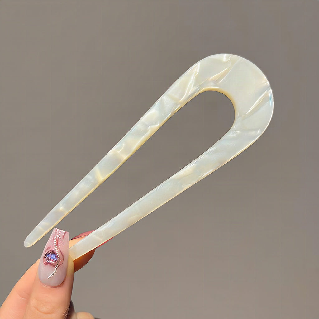 Horquilla de pelo en forma de U para peinados elegantes