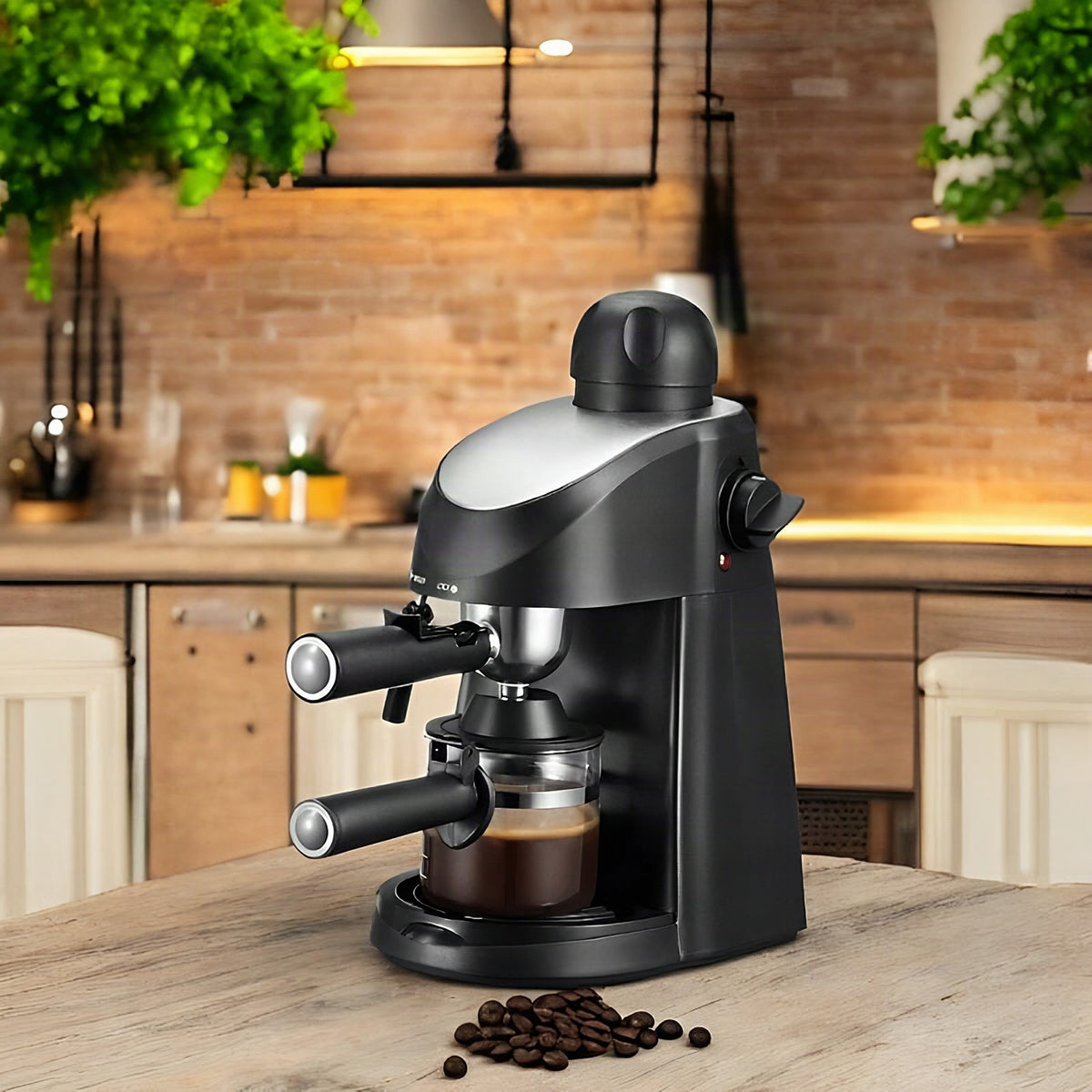 Cafetera espresso 3,5 bar con vaporizador integrado