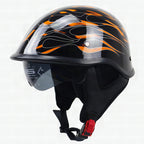 Casco de moto clásico ligero con visera ajustable