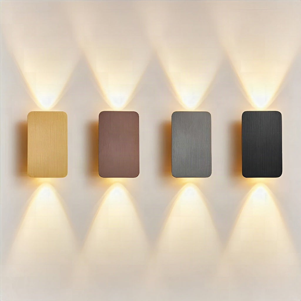 Aplique LED rectangular moderno para escalera y pasillo