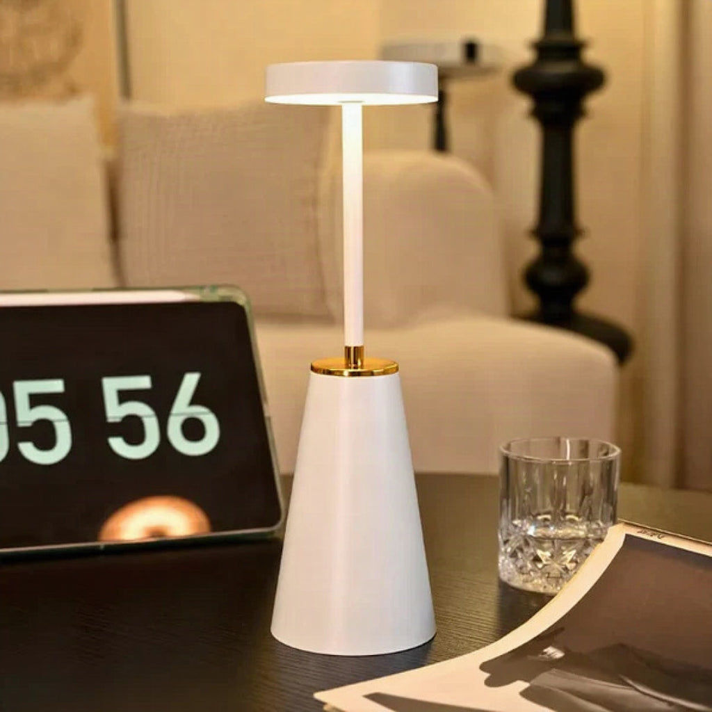 Lámpara de mesa inalámbrica recargable