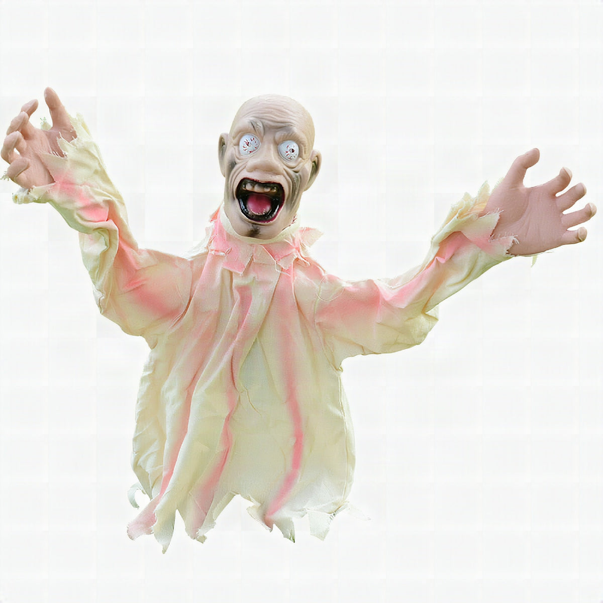 Zombi gritando terrorífico para jardín – Decoración de Halloween