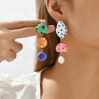 Pendientes bohemios artísticos y divertidos