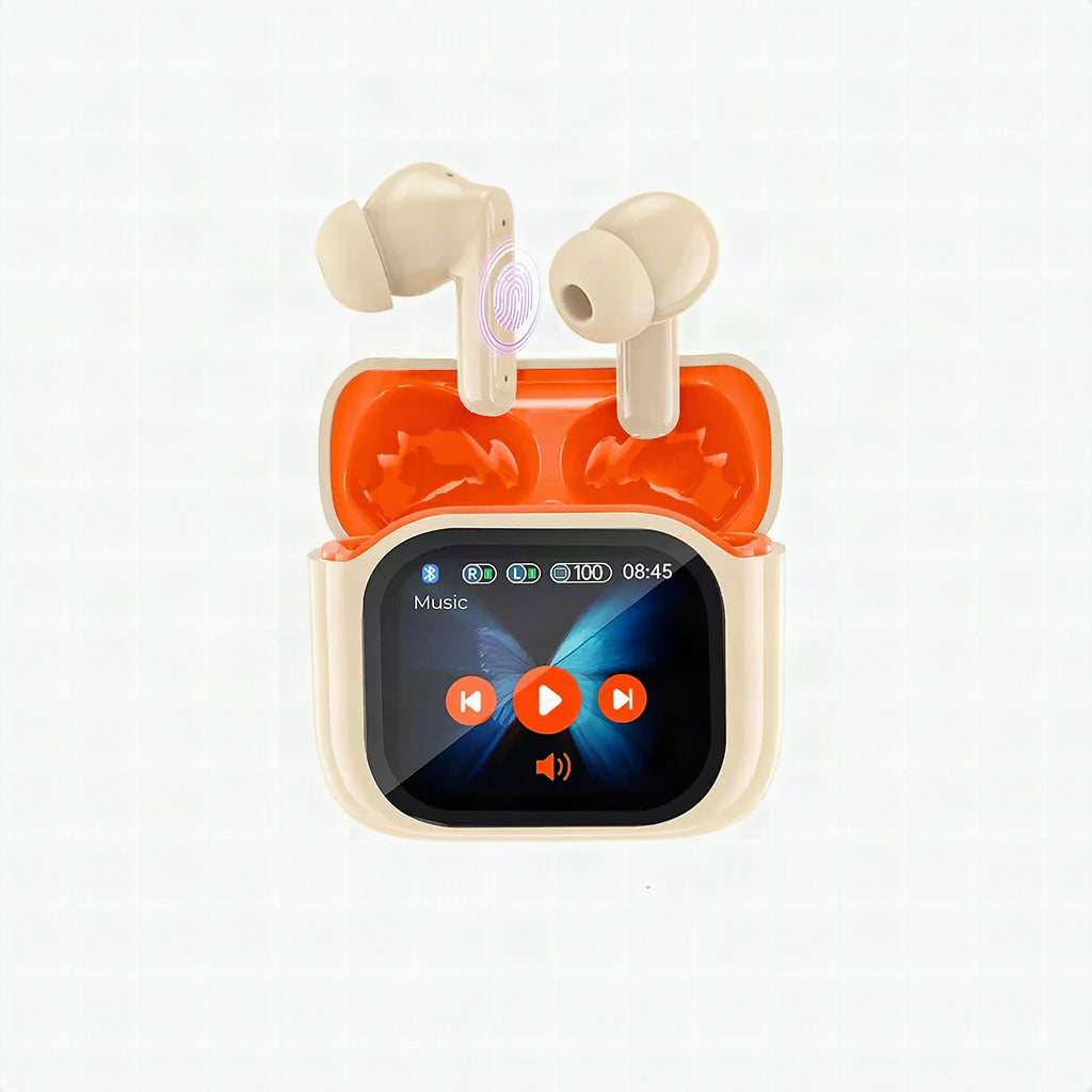 Auriculares de traducción en tiempo real con pantalla táctil y cancelación de ruido